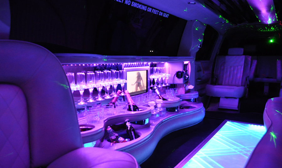 Inside a Chicago Limo